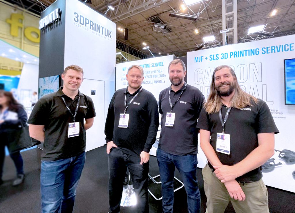 The 3DPRINTUK team at the TCT 3SIxty Show 2024