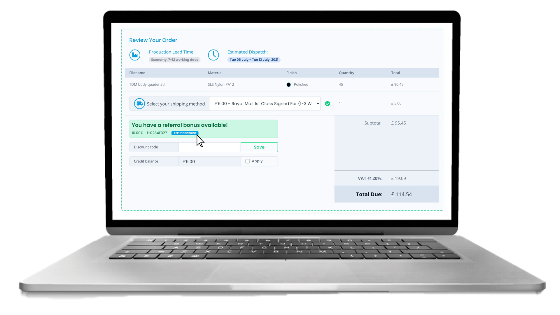 software development enables referral scheme